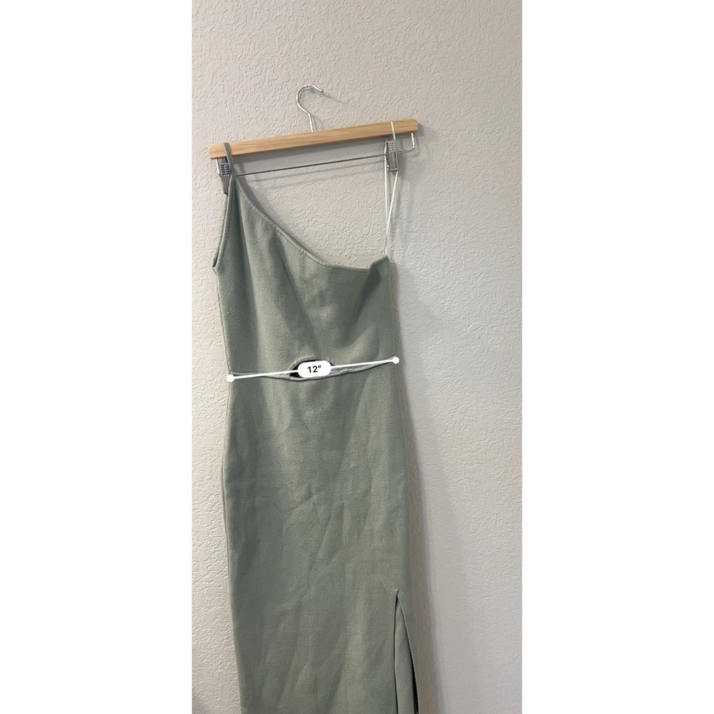 Petal + Pup Stassie Sage Knit Midi Dress - Size 10 - Picture 4 of 6